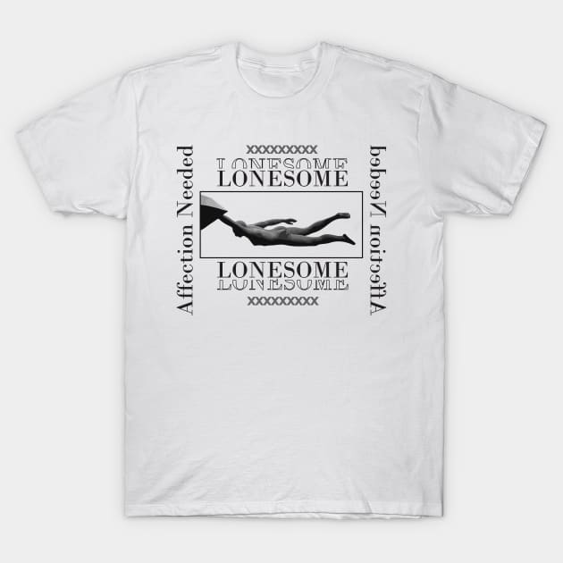 Lonesome Streetwear Design T-shirt T-Shirt by Ryutomo